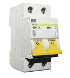 Автоматический выключатель IEK ВА47-29 2P С6 MVA20-2-006-C