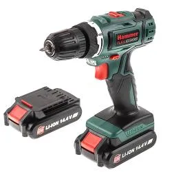 Аккумуляторная дрель-шуруповерт HAMMER 14,4В Flex ACD145Li