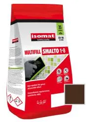 Затирка полимерцементная ISOMAT MULTIFILL SMALTO 1-8  № 08 Коричневый 2кг 51150802