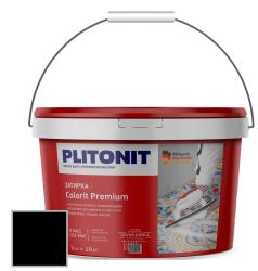 Затирка PLITONIT COLORIT Premium с армирующими волокнами (0,5-13мм) чёрная 2кг 8086