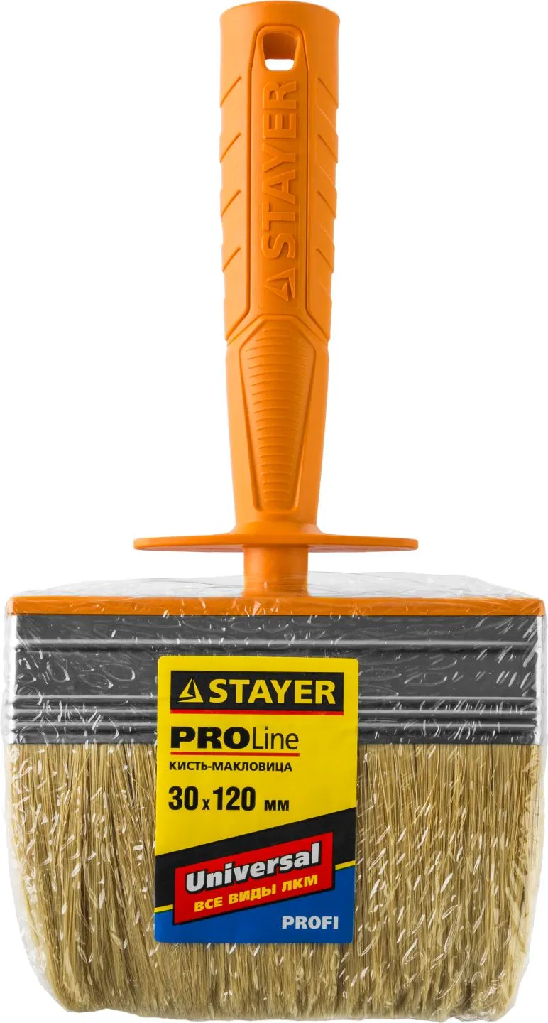 Макловица STAYER PROFESSIONAL UNIVERSAL натур светлая щетина пластмассовый корпус 30х120мм 0182-12