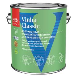 Антисептик кроющий TIKKIVALA/TIKKURILA VINHA CLASSIC водоразбав полуматовый, база VVА 2,7л 61545