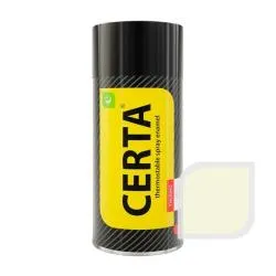 Термостойкая эмаль аэрозольная CERTA бежевая до 400 °C 520 мл
