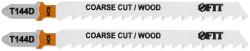 Полотна по дереву FIT Т144D HCS 100/74/4,2 мм разведенные шлифованные зубья 2 шт 40938