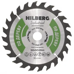 Диск пильный Hilberg INDUSTRIAL дерево 160х20х2,2мм 24T HW160
