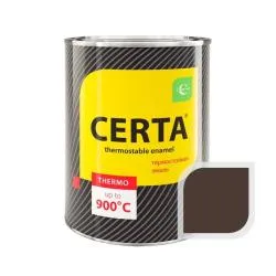 Термостойкая эмаль CERTA коричневая до 500 °C 0,8 кг