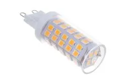 LED-JCD-9W/3000K/G9/CL GLZ09TR Лампа светодиодная, прозрачная. Теплый белый свет (3000К) TM Uniel