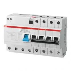 Автоматический выключатель дифф тока ABB DS204 AC C-6A 4P 0,03mA 2CSR254001R1064