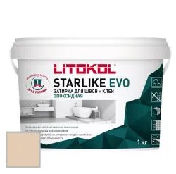 Затирка эпоксидная Litokol Starlike EVO S.208 Бежевый 1кг 485240002