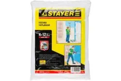 Пленка STAYER STANDARD защитная укрывочная HDPE 7мкм 4х12.5м 1225-07-12
