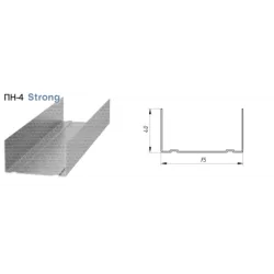 Профиль направляющий 75х40 3м Албес DIN STRONG