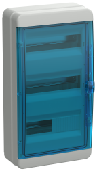 Бокс навесной IEK TEKFOR КМПн-36 IP65 36 модулей синяя прозрачная дверца TF5-KP72-N-36-65-K03-K07