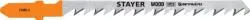 Полотна STAYER T244D для эл/лобзика HCS по дереву ДВП ДСП фигур. рез T-хвост. шаг 4мм 75мм 2шт