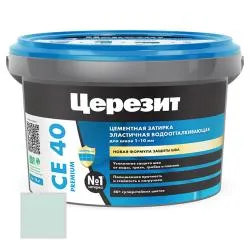 Затирка цементная Ceresit CE40 №64 мята 2кг 1956414