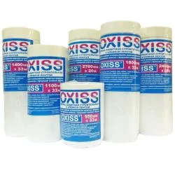 Пленка защитная строительная с клейкой лентой OXISS 1,1х33м