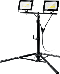 Светодиодный прожектор ЗУБР ПСК 50х2,2х50 Вт, 6500 К, IP 65, 1.6 м на штативе Профессионал