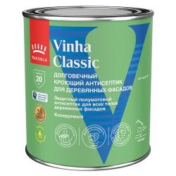 Антисептик кроющий TIKKIVALA/TIKKURILA VINHA CLASSIC водоразбав полуматовый, база VVА 0,9л 61544