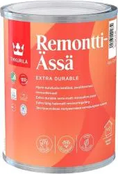 Краска для стен и потолков TIKKURILA REMONTTI ASSA база A 0,9л полуматовая 81560010110