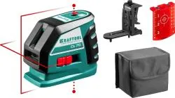Нивелир лазерный, 20м/70м, IP54, точн. +/-0,2мм/м, держатель, питание 4хАА, в кор KRAFTOOL CL-70 #2