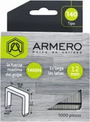 Скобы для степлера ARMERO тип 140 12мм AP12-013