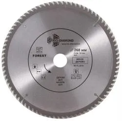 Диск пильный Trio-Diamond FOREST LONG LIFE 260х20/30х3мм 80T FLL810