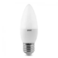Лампа Gauss LED Свеча E27 6.5W 520lm 3000К 1/10/100