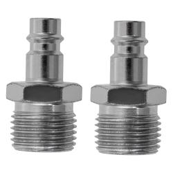 Ниппель Stels универсальный быстросъемный 2 шт папа - внешняя резьба 1/2" 57067