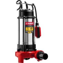 Фекальный насос ЗУБР 1350Вт с режущим механизмом НПФ-1350-Р