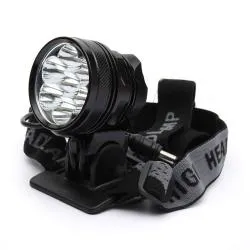 TG9 Фонарь Трофи Акку налобный 4V0.9Ah, 9xLED, ЗУ 220V, карт