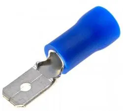 Клемма плоская REXANT изолированная штекер 2,8мм 1,5-2,5мм²  синий 08-0331