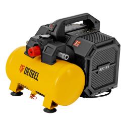 Компрессор безмасляный малошумный Denzel DLS750/6 750 Вт 140 л/мин,ресивер 6 л 58019