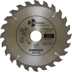 Диск пильный Trio-Diamond FOREST LONG LIFE 190х20х2,3мм 24T FLL843