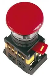 Кнопка AEAL22 "Грибок" с фиксацией красная/ TDM