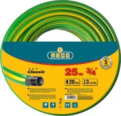 Шланг поливочный CLASSIC Raco Ø 3/4' x 25 м, 20 бар., 3-x слойный, армированный,  40306-3/4-25_z01