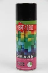 Эмаль ДЕКО аэрозольная 520мл. черный глянцевый