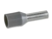 Наконечник штыревой втулочный изолированный F-9 мм 4 мм² (НШВи 4.0-9) серый REXANT 08-0821