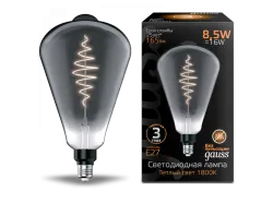 Лампа Gauss LED Filament ST164 GAUSS E27 8.5W Gray 165lm 1800K 1/6
