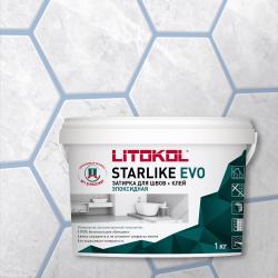 Затирка эпоксидная Litokol Starlike EVO S.500 пудровый розовый 1кг 485410002