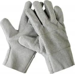 Перчатки СИБИН рабочие кожаные, из спилка, XL