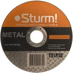 Диск абразивный STURM по металлу 180 х 3,0 х 22.2мм