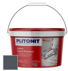 Затирка PLITONIT COLORIT Premium с армирующими волокнами (0,5-13мм) мокрый асфальт 2кг 5020