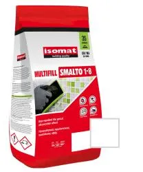 Затирка полимерцементная ISOMAT MULTIFILL SMALTO 1-8  № 01 Белый 2кг 51150102