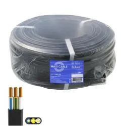 Кабель ВВГ-Пнг(А)-LS MAXI CABLE 3х4мм с марк ГОСТ упак 50м 88325-50
