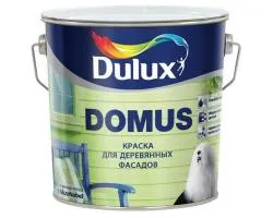 Краска для деревянных фасадов масляно-алкидная Dulux Domus полуглянцевая база BС 2,25 л.