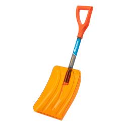 Лопата Сибртех для уборки снега, поликарбонат, 270х360х840 мм, стальной черенок, усиленная 61673