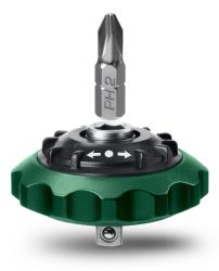 Суперкомпактная реверсивная трещотка KRAFTOOL SPACE Ratchet для бит и головок 25890