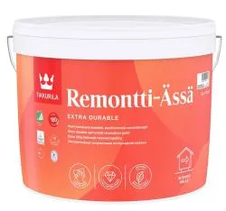 Краска для стен и потолков TIKKURILA REMONTTI ASSA база A 9л полуматовая 81560010160