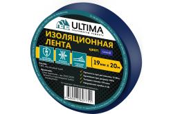 Лента изоляционная ПВХ ULTIMA 19мм х 20м цвет синий