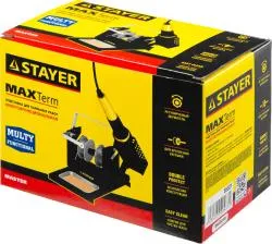 Подставка для паяльников STAYER "MASTER" MAXTerm, штампованная, с держателем для катушек с припоем