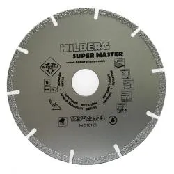 Диск алмазный Hilberg 125х22.23мм Super Master сегментный 510125